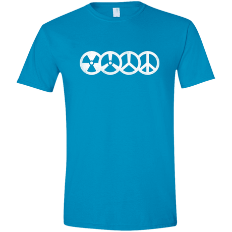 T-Shirts Sapphire / S War and Peace Men's Semi-Fitted Softstyle