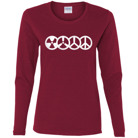 T-Shirts Cardinal / S War and Peace Women's Long Sleeve T-Shirt