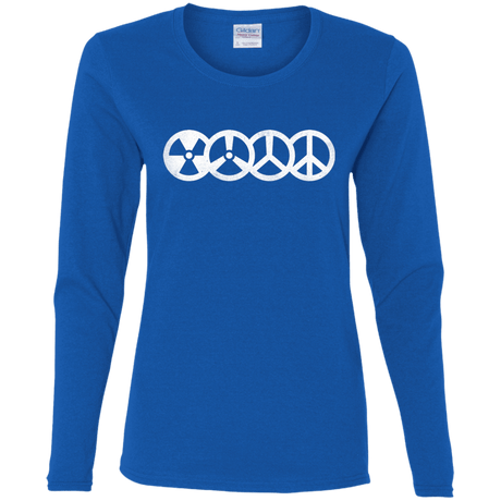 T-Shirts Royal / S War and Peace Women's Long Sleeve T-Shirt