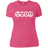 T-Shirts Hot Pink / X-Small War and Peace Women's Premium T-Shirt