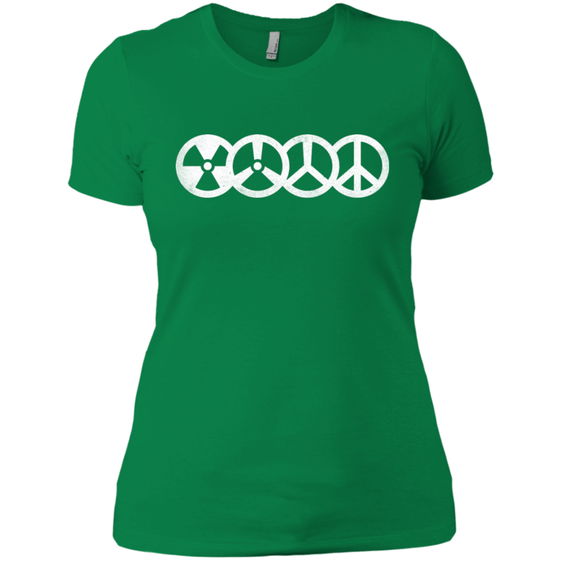 T-Shirts Kelly Green / X-Small War and Peace Women's Premium T-Shirt
