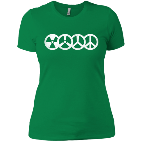 T-Shirts Kelly Green / X-Small War and Peace Women's Premium T-Shirt