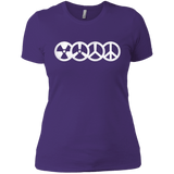 T-Shirts Purple Rush/ / X-Small War and Peace Women's Premium T-Shirt