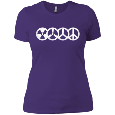 T-Shirts Purple Rush/ / X-Small War and Peace Women's Premium T-Shirt
