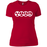 T-Shirts Red / X-Small War and Peace Women's Premium T-Shirt
