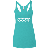 T-Shirts Tahiti Blue / X-Small War and Peace Women's Triblend Racerback Tank