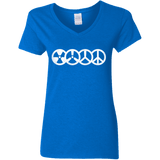 T-Shirts Royal / S War and Peace Women's V-Neck T-Shirt