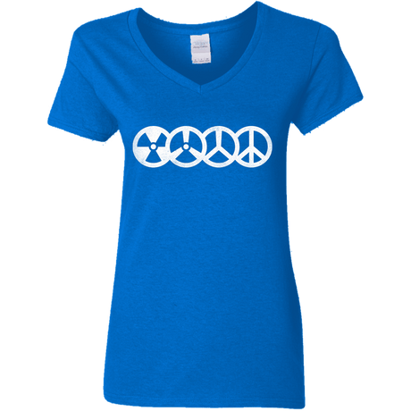 T-Shirts Royal / S War and Peace Women's V-Neck T-Shirt