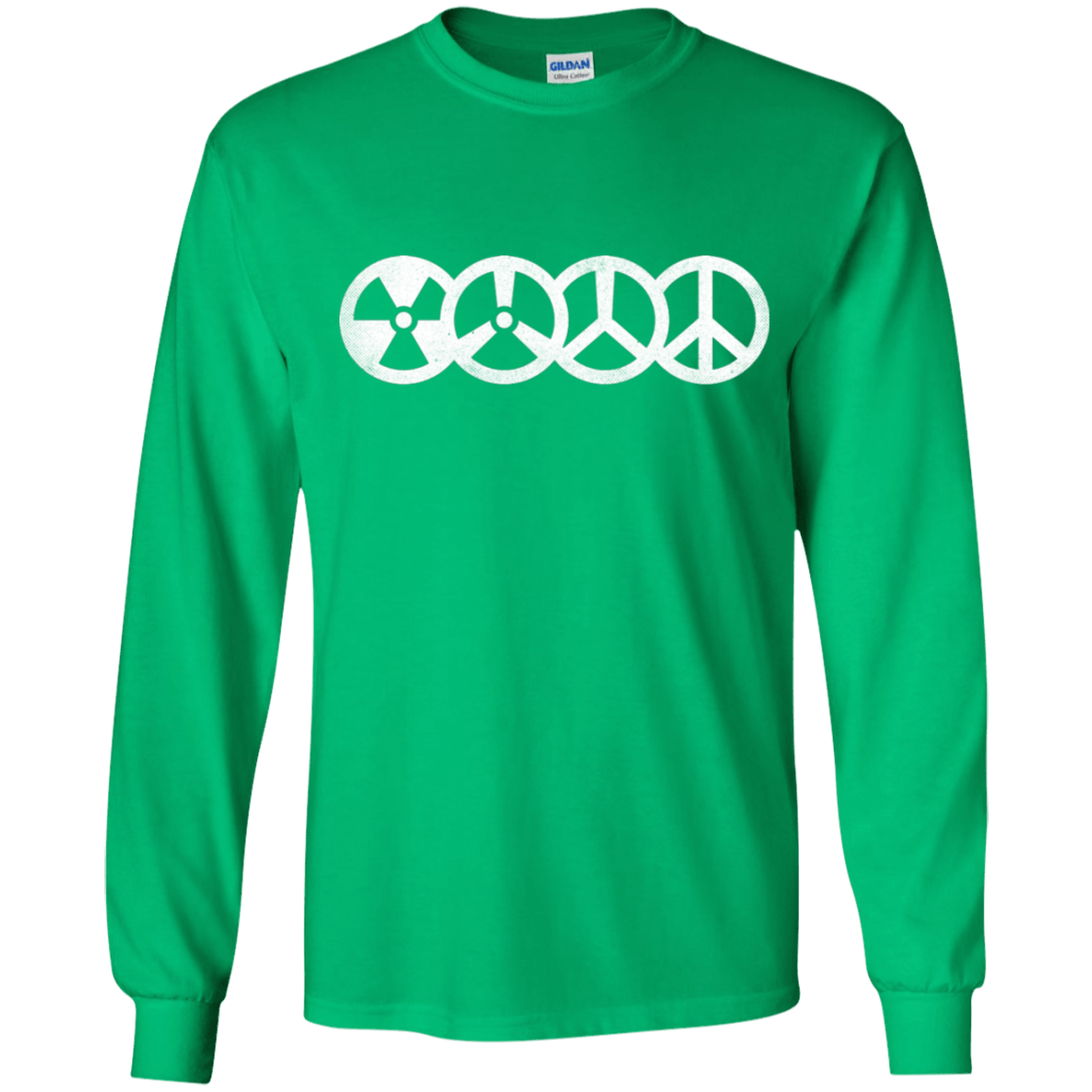 T-Shirts Irish Green / YS War and Peace Youth Long Sleeve T-Shirt