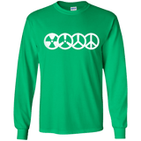 T-Shirts Irish Green / YS War and Peace Youth Long Sleeve T-Shirt