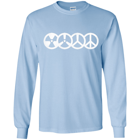 T-Shirts Light Blue / YS War and Peace Youth Long Sleeve T-Shirt