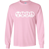 T-Shirts Light Pink / YS War and Peace Youth Long Sleeve T-Shirt