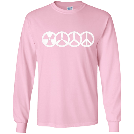 T-Shirts Light Pink / YS War and Peace Youth Long Sleeve T-Shirt