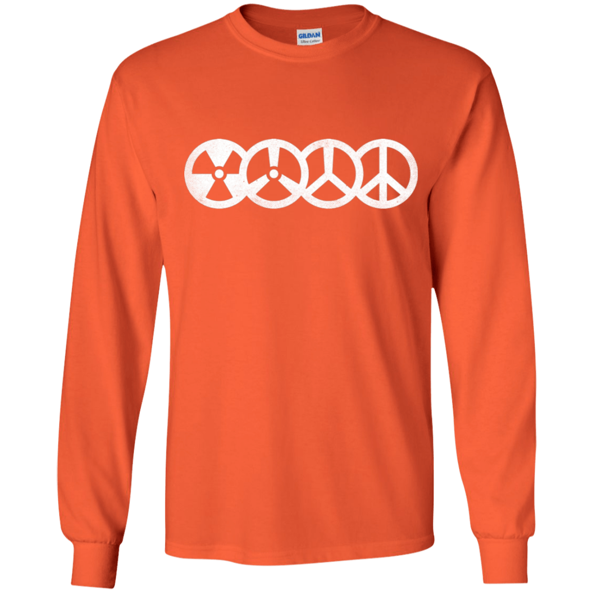 T-Shirts Orange / YS War and Peace Youth Long Sleeve T-Shirt