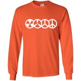 T-Shirts Orange / YS War and Peace Youth Long Sleeve T-Shirt