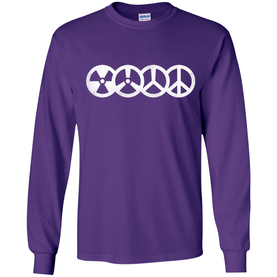 T-Shirts Purple / YS War and Peace Youth Long Sleeve T-Shirt