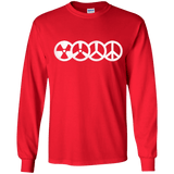 T-Shirts Red / YS War and Peace Youth Long Sleeve T-Shirt