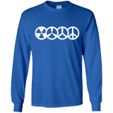 T-Shirts Royal / YS War and Peace Youth Long Sleeve T-Shirt
