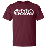 T-Shirts Maroon / YXS War and Peace Youth T-Shirt