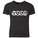 T-Shirts Vintage Black / YXS War and Peace Youth Triblend T-Shirt
