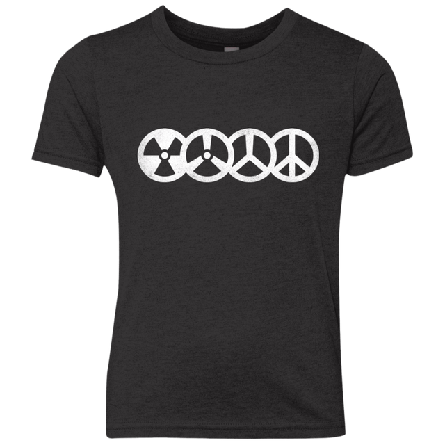 T-Shirts Vintage Black / YXS War and Peace Youth Triblend T-Shirt