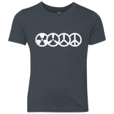 T-Shirts Vintage Navy / YXS War and Peace Youth Triblend T-Shirt