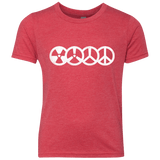 T-Shirts Vintage Red / YXS War and Peace Youth Triblend T-Shirt
