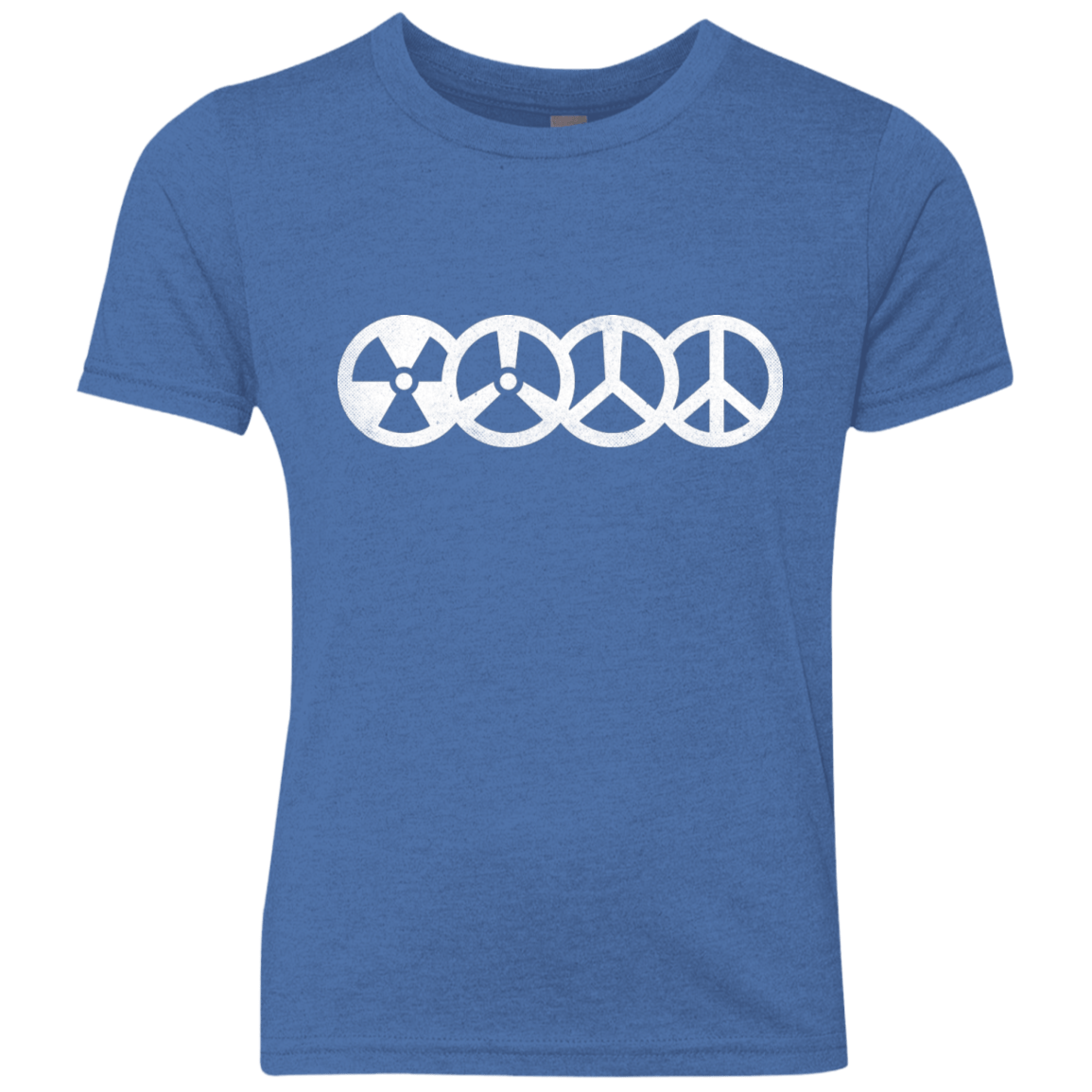 T-Shirts Vintage Royal / YXS War and Peace Youth Triblend T-Shirt