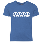 T-Shirts Vintage Royal / YXS War and Peace Youth Triblend T-Shirt