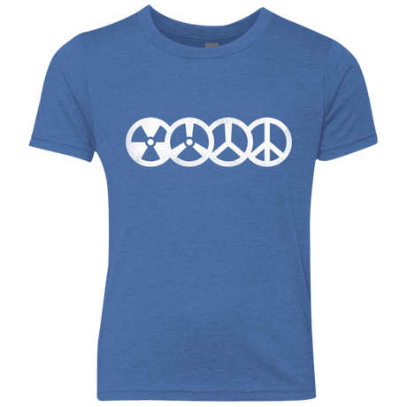 T-Shirts Vintage Royal / YXS War and Peace Youth Triblend T-Shirt