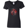 T-Shirts Black / S WAR ART Women's V-Neck T-Shirt