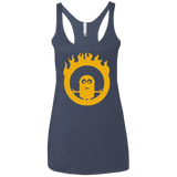 T-Shirts Vintage Navy / X-Small War Minions Women's Triblend Racerback Tank