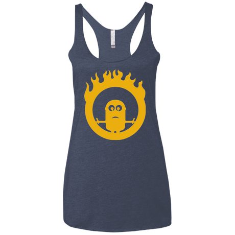 T-Shirts Vintage Navy / X-Small War Minions Women's Triblend Racerback Tank