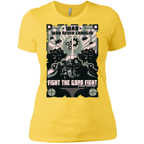 T-Shirts Vibrant Yellow / X-Small War Never Changes Women's Premium T-Shirt