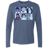 T-Shirts Indigo / Small Wars pop Men's Premium Long Sleeve