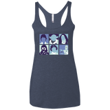 T-Shirts Vintage Navy / X-Small Wars pop Women's Triblend Racerback Tank