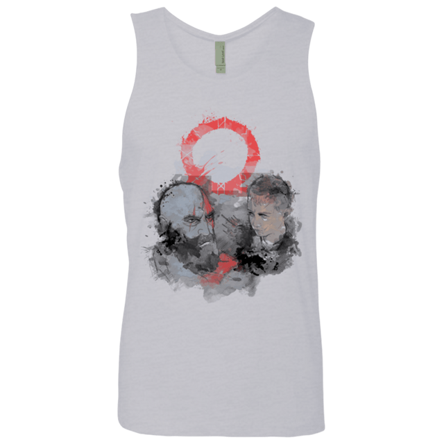 T-Shirts Heather Grey / S WARTER COLOR Men's Premium Tank Top