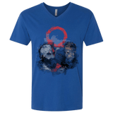 T-Shirts Royal / X-Small WARTER COLOR Men's Premium V-Neck