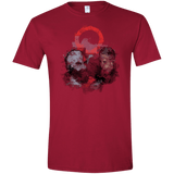 T-Shirts Cardinal Red / S WARTER COLOR Men's Semi-Fitted Softstyle