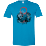 T-Shirts Sapphire / S WARTER COLOR Men's Semi-Fitted Softstyle