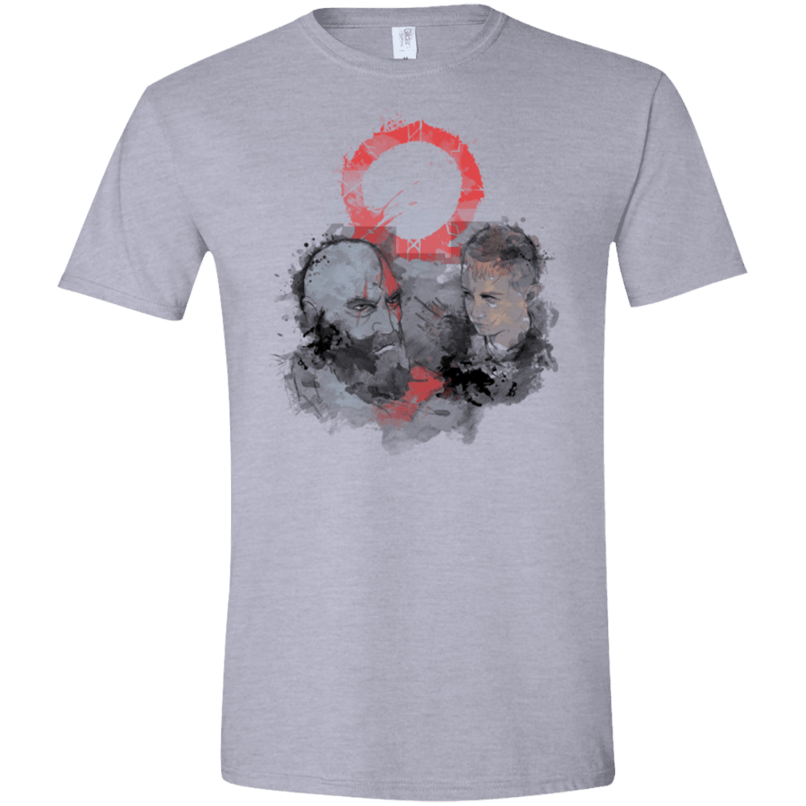 T-Shirts Sport Grey / X-Small WARTER COLOR Men's Semi-Fitted Softstyle