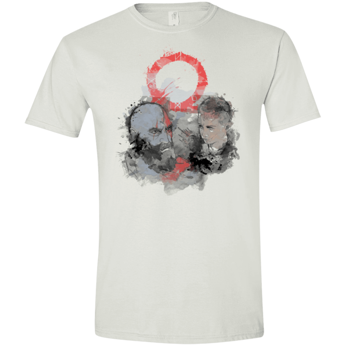 T-Shirts White / X-Small WARTER COLOR Men's Semi-Fitted Softstyle