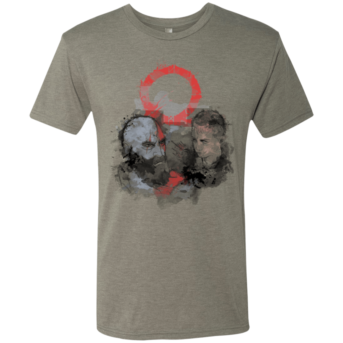 T-Shirts Venetian Grey / S WARTER COLOR Men's Triblend T-Shirt