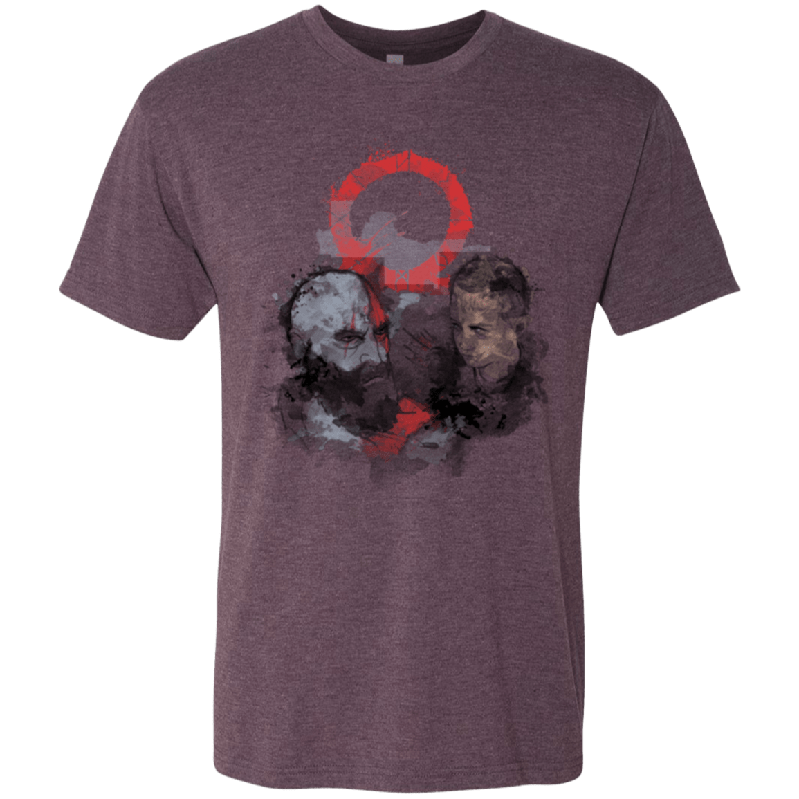 T-Shirts Vintage Purple / S WARTER COLOR Men's Triblend T-Shirt