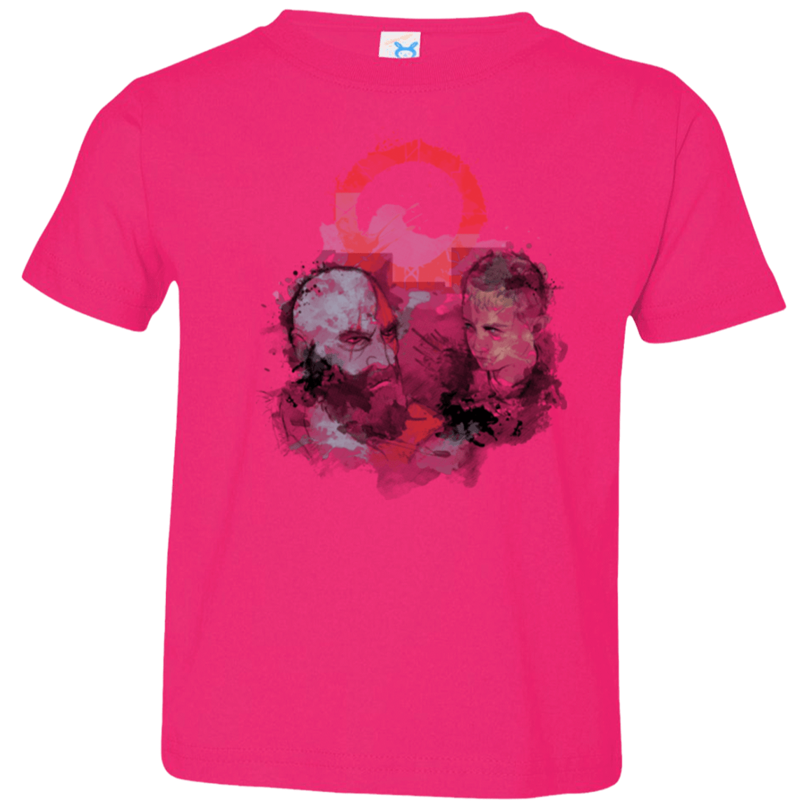 T-Shirts Hot Pink / 2T WARTER COLOR Toddler Premium T-Shirt