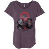 T-Shirts Vintage Purple / X-Small WARTER COLOR Triblend Dolman Sleeve