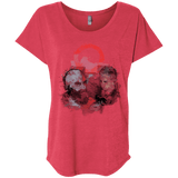 T-Shirts Vintage Red / X-Small WARTER COLOR Triblend Dolman Sleeve