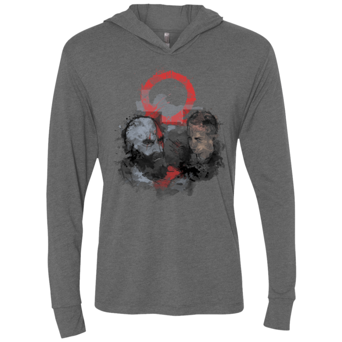 T-Shirts Premium Heather / X-Small WARTER COLOR Triblend Long Sleeve Hoodie Tee