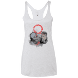 T-Shirts Heather White / X-Small WARTER COLOR Women's Triblend Racerback Tank