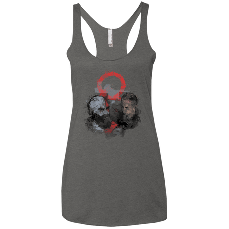 T-Shirts Premium Heather / X-Small WARTER COLOR Women's Triblend Racerback Tank